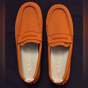✨ Rothy’s The Driver Loafers – Cognac (Size 6 - fits like 5.5)